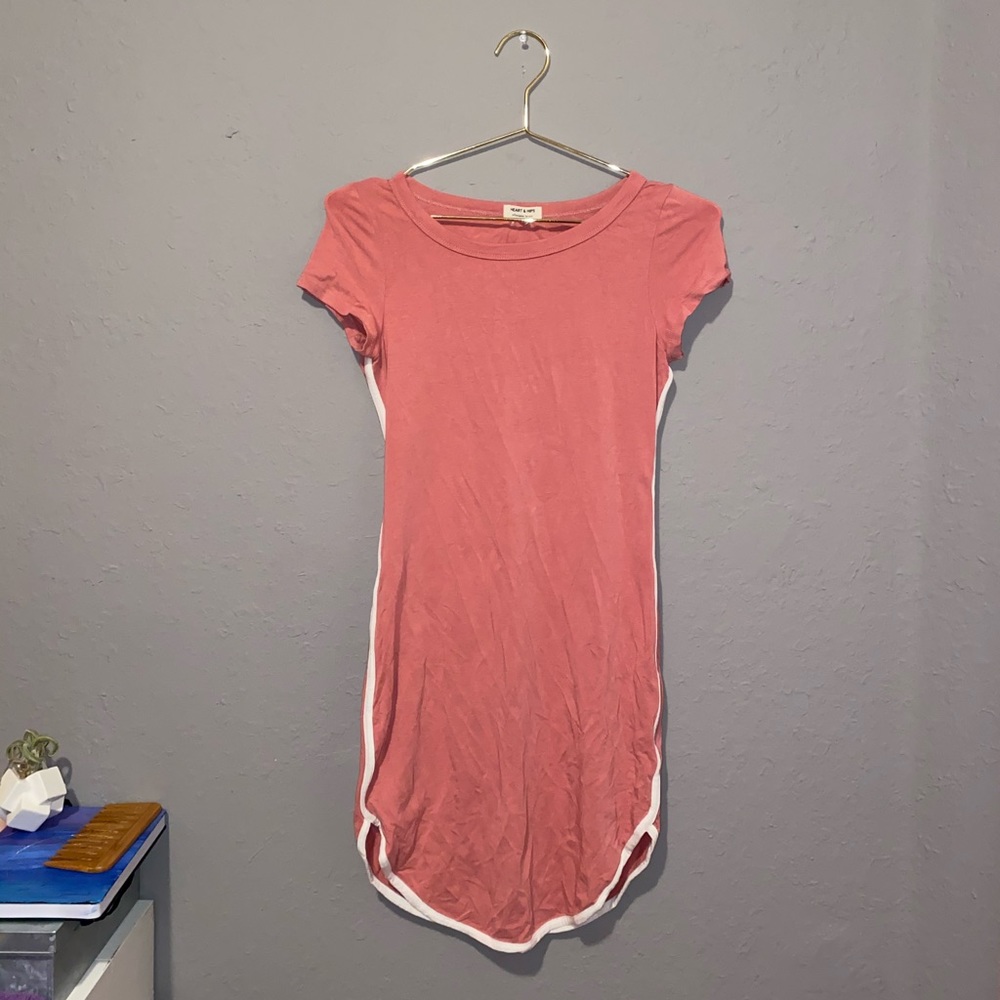 Pink and white dress from Rainbow